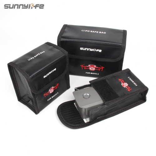 Sunnylife Explosion-proof LiPo Safe Bag Battery Protective Storage Bag for DJI MAVIC 2