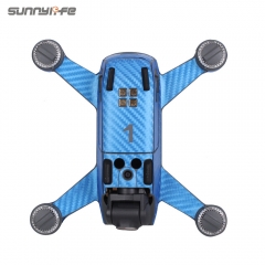 Sunnylife PVC Carbon Fiber Graphic Decals Camouflage Stickers Waterproof Skin for DJI SPARK