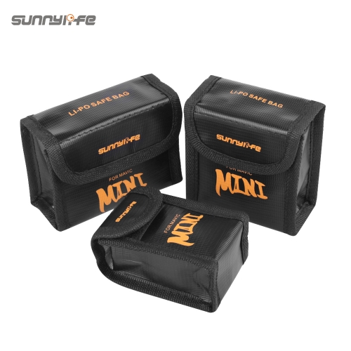 Sunnylife Battery Safe Bag Explosion-proof Battery Protective Storage Bag for Mini SE/Mini 2/Mavic Mini