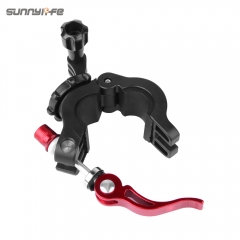 Sunnylife Sports Camera Universal Bicycle Clamp Adjustable Clips for GoPro12/ Insta360 GO 3/ Action 4/ Osmo Pocket