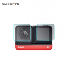 Sunnylife Screen Film 4K Lens Film Tempered Glass Film Set for Insta360 ONE R/RS