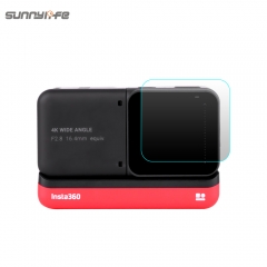 Sunnylife Screen Film 4K Lens Film Tempered Glass Film Set for Insta360 ONE R/RS