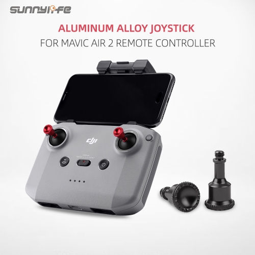 Sunnylife Thumb Rocker Cover CNC Aluminum Alloy Joysticks Lever for Mavic 3/AIR 2S/Mini 2/MAVIC AIR 2 Remote Controller