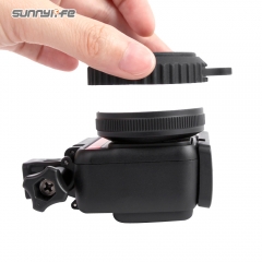 Sunnylife Silicone Lens Cap Protective Lens Cover Dust-proof for Insta360 One R/RS Leica 1-INCH Wide Angle Lens