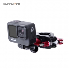 Sunnylife Bike Seat Post Clamp Action Camera Holder Bicycle Mobile Phone Navigation Bracket for Action 4/GoPro 12/Insta360 GO 3