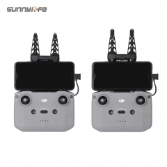 Sunnylife 2Pcs Yagi 5.8Ghz/2.4Ghz Yagi Antenna Drone Remote Controller Signal Booster Soft Silicone for Mavic 3/Air 2S/Mavic Air 2/Mini 2