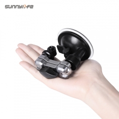 Sunnylife Metal Car Sucker Mount Angles Adjustable Suction Cup Bracket Phone Holder for Pocket 2/ GoPro 12/Insta360 GO 3/Fimi Palm