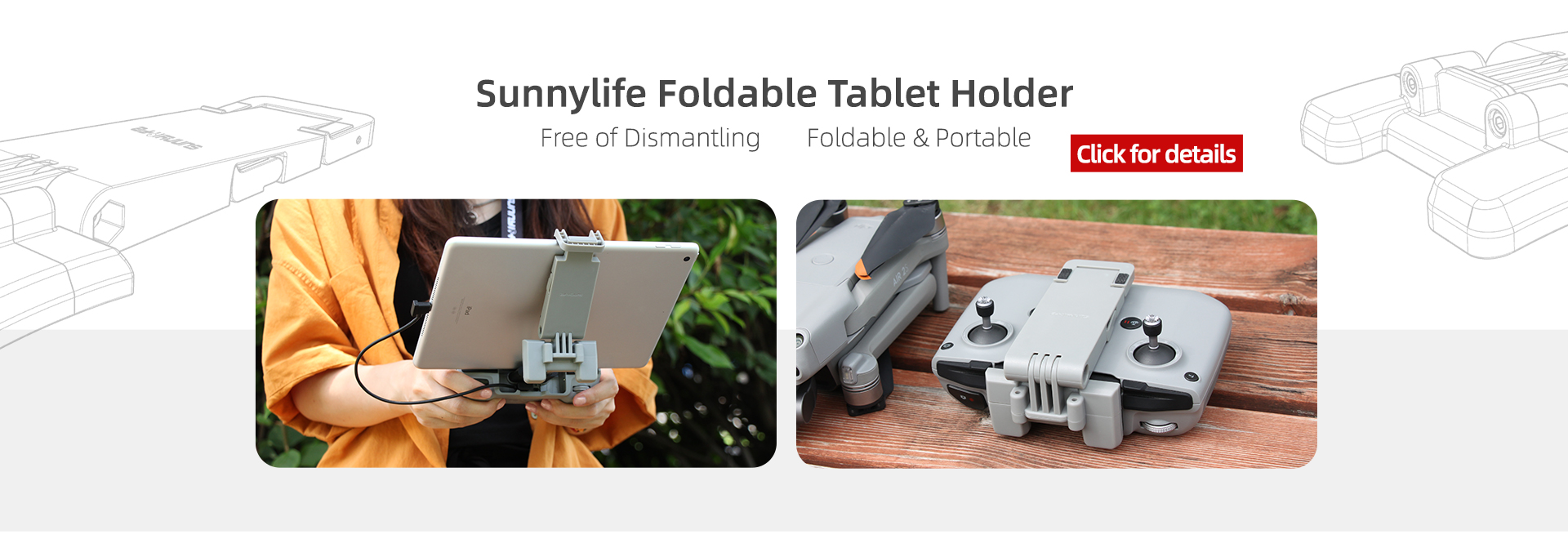Foldable Tablet Holder