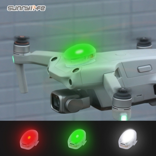 Sunnylife Drone Strobe Lights Anti-Collision Chargeable 3 Colors/4 Modes Flashing Lamps Anti-lost Night Lighting for MAVIC 3/DJI Mini SE/2/AIR 2S/DJI FPV/MAVIC 2