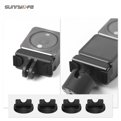 Sunnylife 4Pcs/Set Silicone Anti-release Safety Plug Soft Anti-falling Cover Caps Lock-up Accessories for ACTION 2