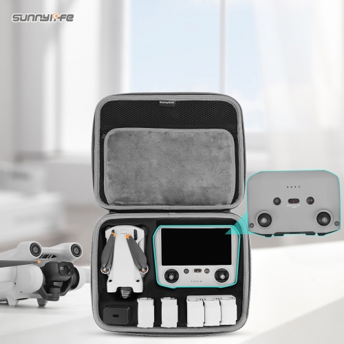 Sunnylife Carrying Case Mini Combo Bag Large Capacity Messenger Bag Drone Controller Bags for Mini 3/Mini 3 Pro DJI RC