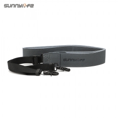 Sunnylife Controller Hanger PU Leather Strap Shoulder Belt Lanyard Disassembly-free Hook for Mini 3 Pro DJI RC/ RC PRO/ Smart Controller