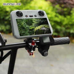 Sunnylife Remote Controller Holder on Bicycle Following Shot Action Camera Bracket Mount for Mini 3 Pro DJI RC