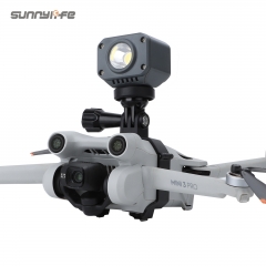 Sunnylife Drone Light Bracket Sports Camera Holder Accessories for Mini 3 Pro for ACTION 2/ GoPro 10 Camera