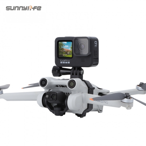 Sunnylife Drone Light Bracket Sports Camera Holder Accessories for Mini 3 Pro for ACTION 2/ GoPro 10 Camera