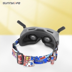 Sunnylife Colorful Headband Soft Elastic Head Strap Adjustable for DJI Avata Goggles 2/FPV Goggles V2