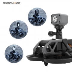 Sunnylife Sports Camera Holder Drone Light Bracket Lamp for DJI Avata for ACTION 2/ Insta360 GO 2/1 Camera