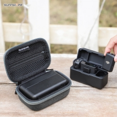 Sunnylife Mini Hard Case Wireless Microphone Carrying Case Storage Bag Outdoor Traveling Vlog Accessories for DJI Mic
