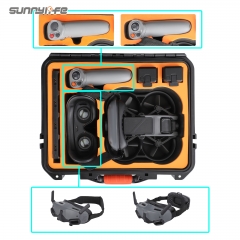 Sunnylife Upgraded Safety Carrying Case Waterproof Hard Case Goggles Integra Bag for DJI Avata Explorer/ Pro-View Combo