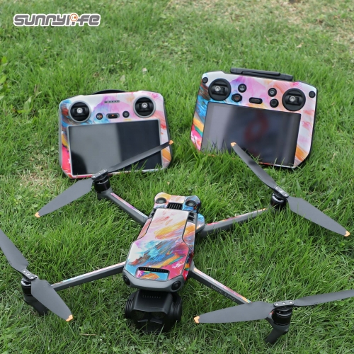 Sunnylife Colored Stickers Protective Film Scratch-proof Decals Drone Skin Accessories for Mavic 3 Pro
