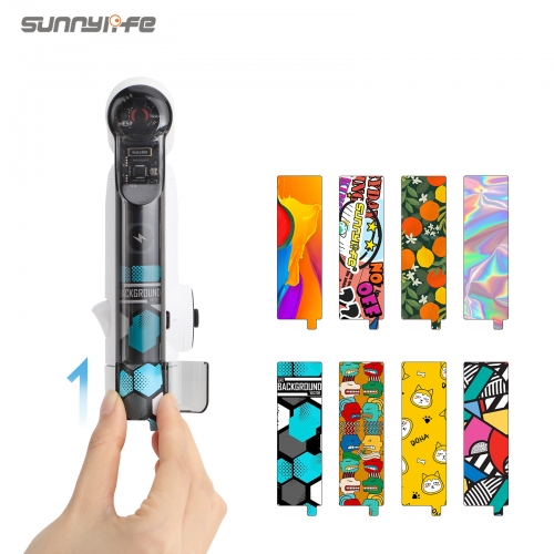 Sunnylife Colorful Insert Cool Trendy PET Card Decals Stickers Handheld Gimbal Accessories for Insta360 Flow