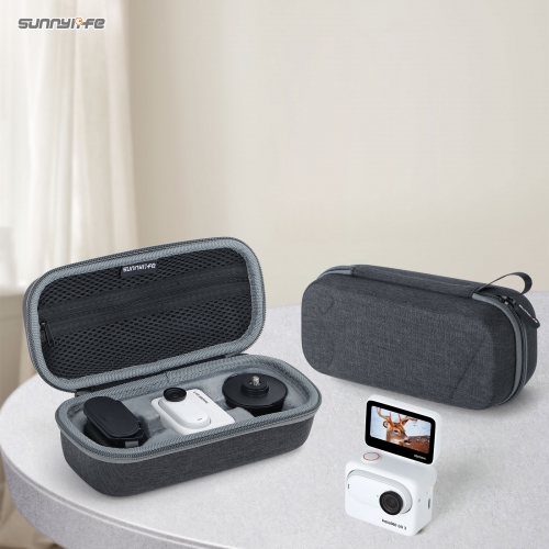 Sunnylife Mini Carrying Case Handbag Hard Travel Case Organizer Protective Bags Accessories for Insta360 GO 3