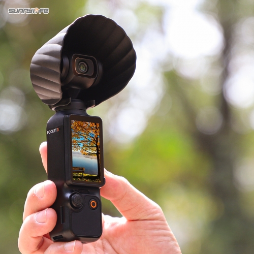 Sunnylife Lens Hood Anti-glare Sunhood Lens Cover Gimbal Protective Cap Accessories for Osmo Pocket 3