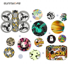 Sunnylife Colored Stickers Protective Film Scratch-proof Decals Skin Wrap Vlog Drone Accessories for DJI NEO