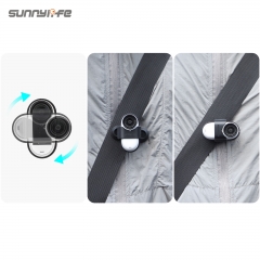 Sunnylife 360 Degree Rotation Backpack Clip Action Camera Clamp Mount Accessories for Insta360 GO 3S/GO 3