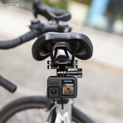 Sunnylife Bike Seat Rail Mount Action Camera Bicycle Clamp Road Mountain Bike Clip for Action 5 Pro/ Insta360 GO 3S/ GoPro 13