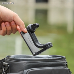Sunnylife Multi-axis Rotatable Magnetic Mount Action Camera Holder Cell Phone Vlog Mount 360° Rotating for OSMO 360/ Action 5 Pro/ 360 X5/ Pocket 3
