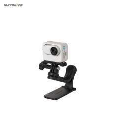 Sunnylife Multi-axis Rotatable Magnetic Mount Action Camera Holder Cell Phone Vlog Mount 360° Rotating for OSMO 360/ Action 5 Pro/ 360 X5/ Pocket 3