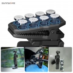 Sunnylife Stretchable Backpack Clip Rotatable Magnetic Mount Action Camera Holder Vlog Mount for Osmo Pocket 3