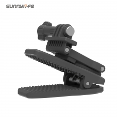 Sunnylife Stretchable Backpack Clip Rotatable Magnetic Mount Action Camera Holder Vlog Mount for OSMO 360/ Action 5 Pro/ 360 X5/ Pocket 3