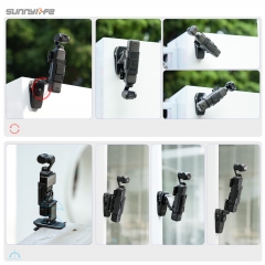 Sunnylife Stretchable Backpack Clip Rotatable Magnetic Mount Action Camera Holder Vlog Mount for Osmo Pocket 3