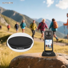 Sunnylife Silicone Stand Base Car Center Console Base Desktop Stabilizer Supporting Holder Accessories for Insta360 X5/4