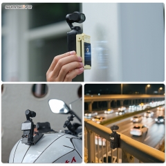 Sunnylife Magnetic Mount 1/4in Adapter Cold Shoe Tabletop Base Bracket Angles Adjustable Multi Expansion for Osmo Pocket 4/3