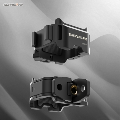 Sunnylife Quick Release Adapter Mount Frame Two-Way Adapter Expansion Selfie Stick Tripod Adapter Cam Accessories for OSMO POCKET 3