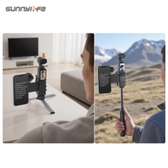Sunnylife Hand Band Magnetic Expansion Adapter Phone Teleprompter Holder Mount Extension Handle for Osmo Pocket 3