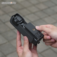 Sunnylife Disassembly-free Magnetic Mount 1/4in Adapter Cold Shoe Tabletop Base Bracket Multi Expansion for Osmo Pocket 3