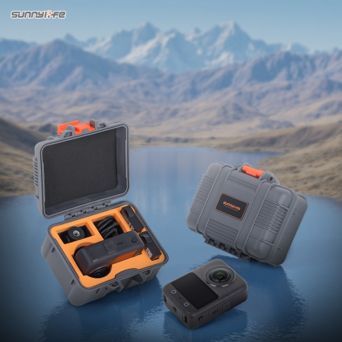 Sunnylife Mini Travel Case Waterproof Carrying Case Shock-proof Hard Case Outdoor Accessories for OSMO 360
