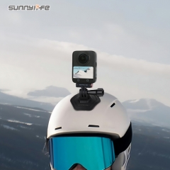 Sunnylife Flexible Adhesive Helmet Mount Soft Flat Curved Base Action Camera Holder for Osmo 360/ Pocket 3/ Insta360 X3/ GO 3
