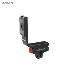 Sunnylife Metal L-Type Vertical-Horizontal Mount with Magnetic Adapter Quick Release Mount Adapter Stand for OSMO 360