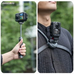 Sunnylife Metal L-Type Vertical-Horizontal Mount with Magnetic Adapter Quick Release Mount Adapter Stand for OSMO 360
