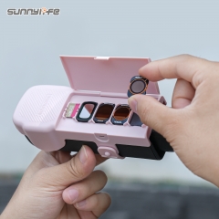 Sunnylife Colorful Protective Lid Filters Storage Case Gimbal Camera Protector Disassembly Free for Osmo Pocket 3