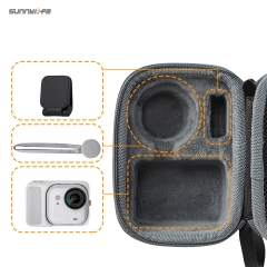 Sunnylife Portable Carrying Case Mini Hard Travel Case Standard Bundle Protective Bag Accessories for Insta360 GO Ultra