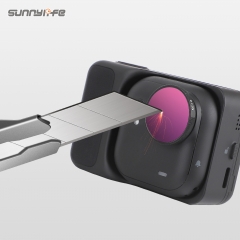 Sunnylife Lens Filters Aluminum Alloy Adjustable CPL Filters BLACK MIST 1/4 ND64/PL MCUV Accessories for Insta360 GO Ultra
