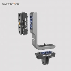 Sunnylife L-Type Vertical-Horizontal Magnetic Mount with DZ015 Magnetic Adapter Quick Release Mount Adapter Stand for Insta360 X5/4