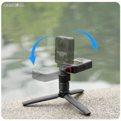 Sunnylife Magnetic Quick Release Adapter Mount 1/4” Interface 180 Degree Tilt Selfie Stick Adapter Stand for OSMO 360/ ACTION 5 PRO/4/3/2
