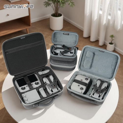 Sunnylife Carrying Case Combo Bag Drone Body Controller Bags Hard Travel Case Large Capacity Messenger Bag for Mini 5 Pro